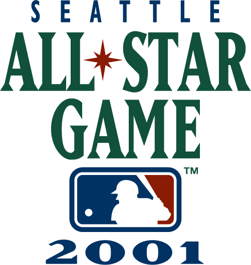 MLB All-Star Game 2001 Wordmark Logo vinyl decal